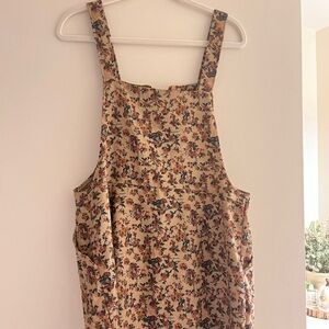 Corduroy Overall Dress